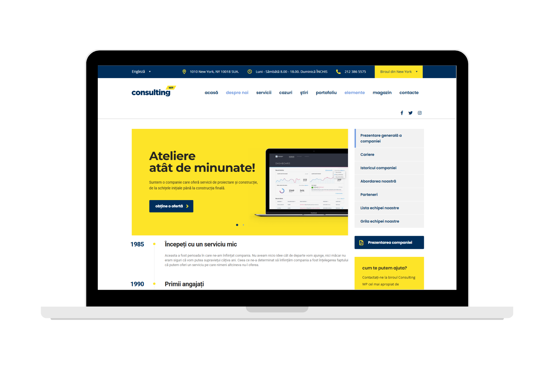 Site Firma Consultanță