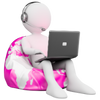 white logo